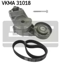 VKMA 31018 SKF Поликлиновой ременный комплект
